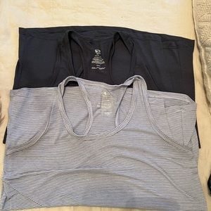 Two razorback tank tops